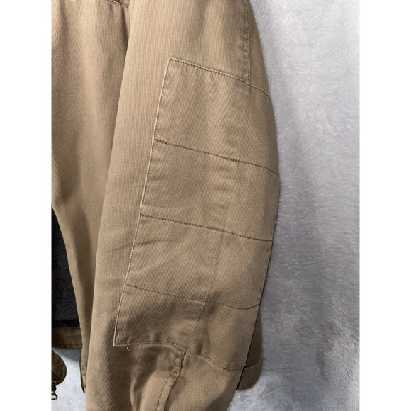 Prague Men's Utility Bomber Jacket  100% Cotton Lined Workwear - Picture 10 of 13